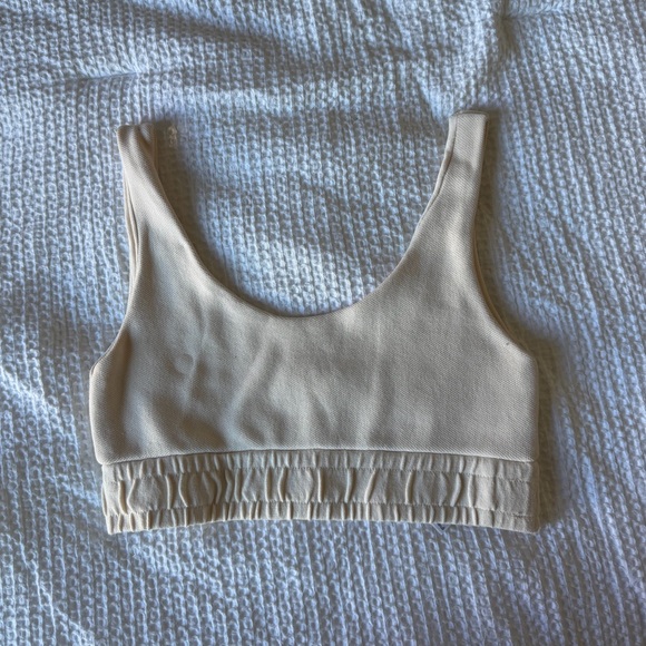 Zara Beige Mini Top - Picture 2 of 6